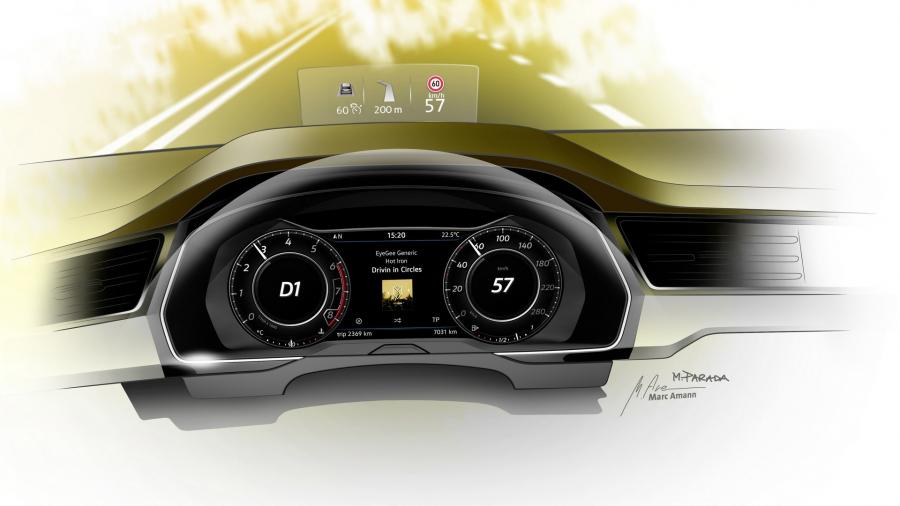 Панель приборов Volkswagen Arteon Elegance 2017 года  (WW) (фото 4 из 70)